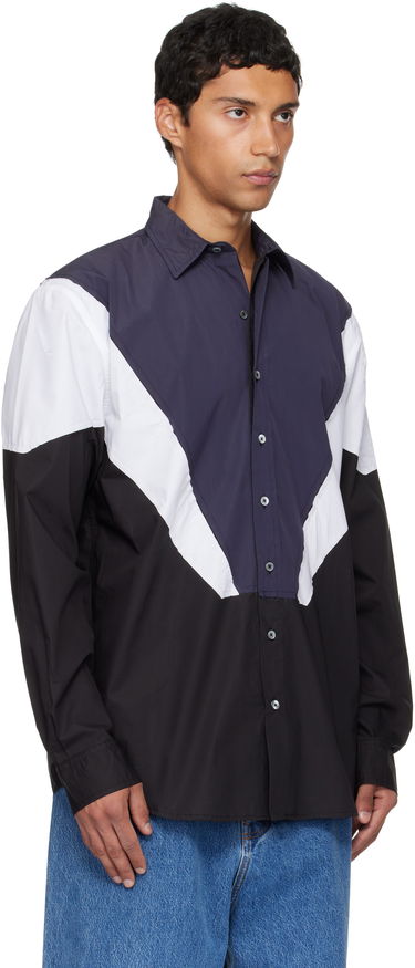 Риза VETEMENTS Vetements Tracksuit Panel Shirt Многоцветен | UH76SH860BN, 1