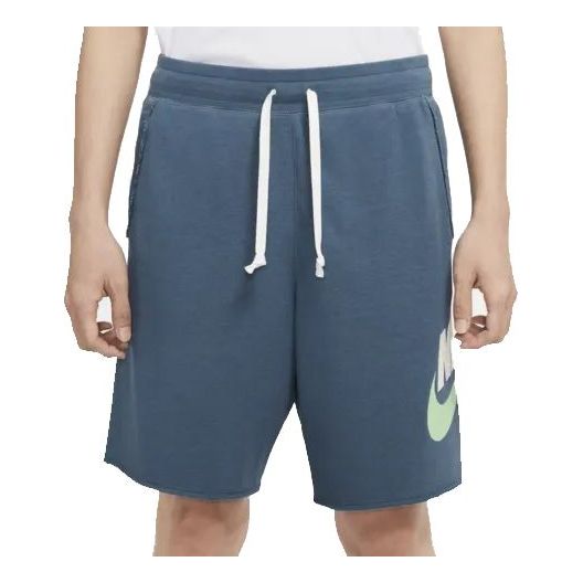 Спортни панталони Nike Sports Shorts With Logo Print Синьо | AR2376-058