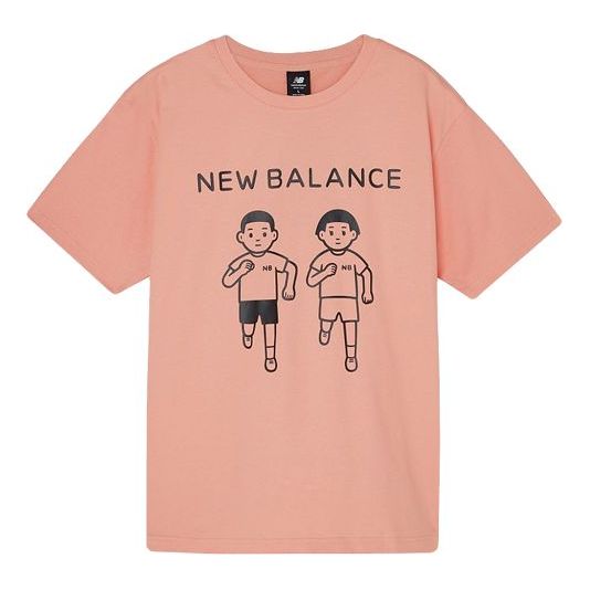 Тениска New Balance New Balance x Noritake Running Characters T-Shirt Розово | AMT02375-PCH, 0