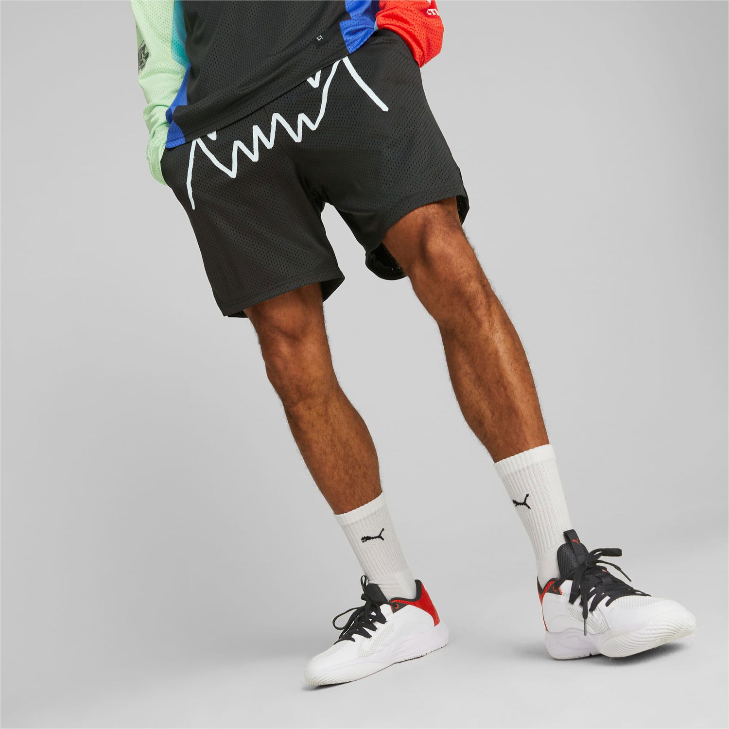 Къси панталони Puma Jaws Core Basketball Shorts Черно | 539573_01, 0