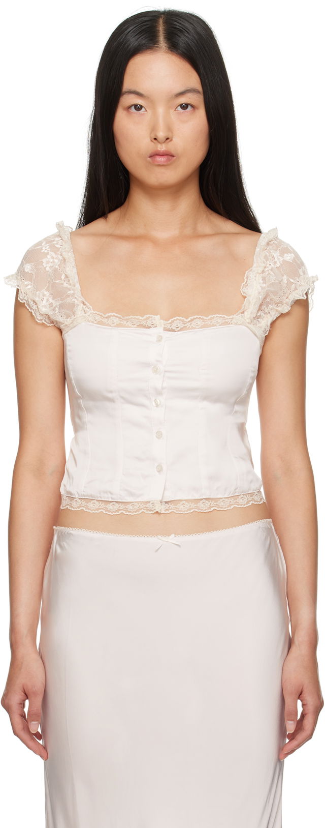 Guizio Kahli Lace Top