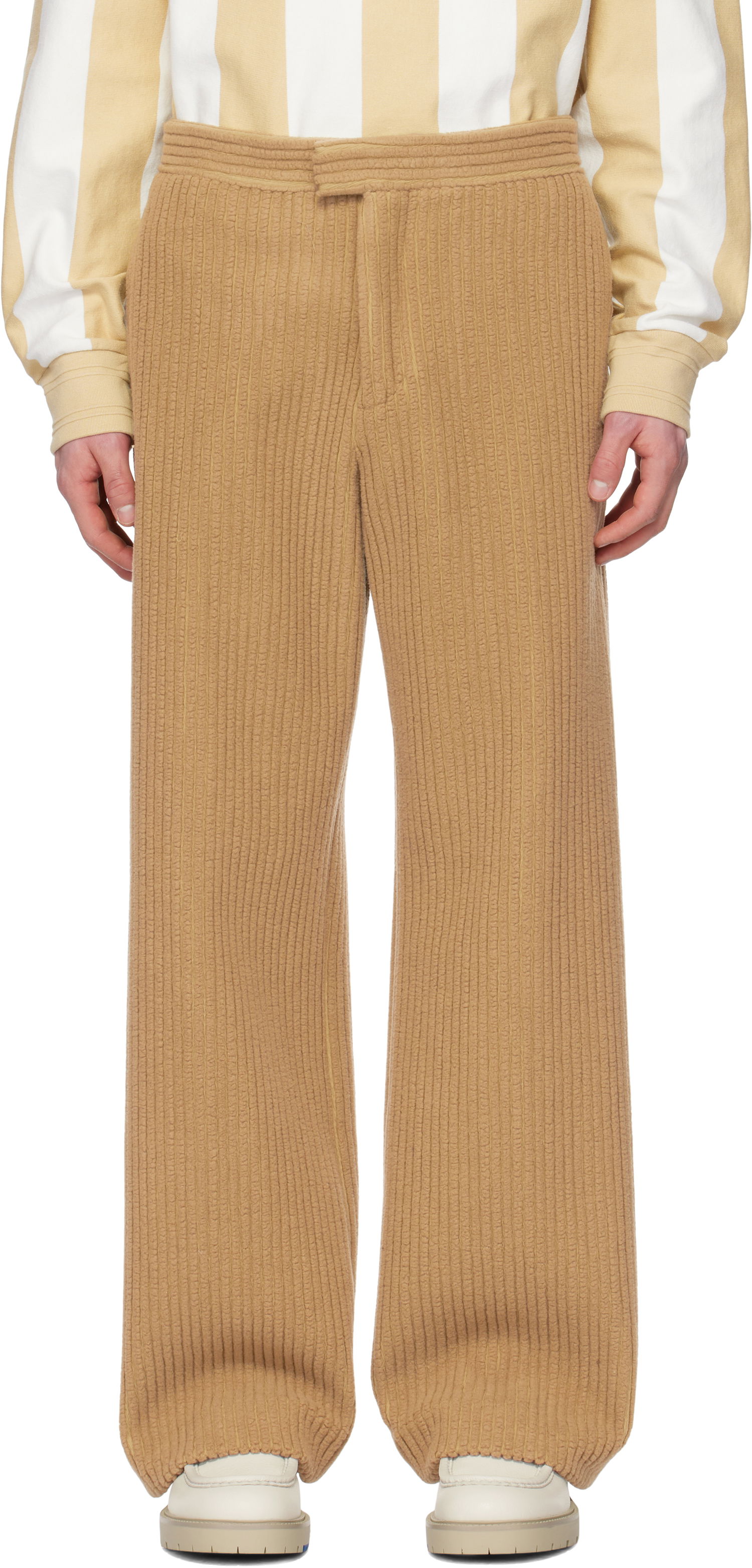 Панталони Burberry Burberry Corduroy Trousers Кафяво | 8101787, 0