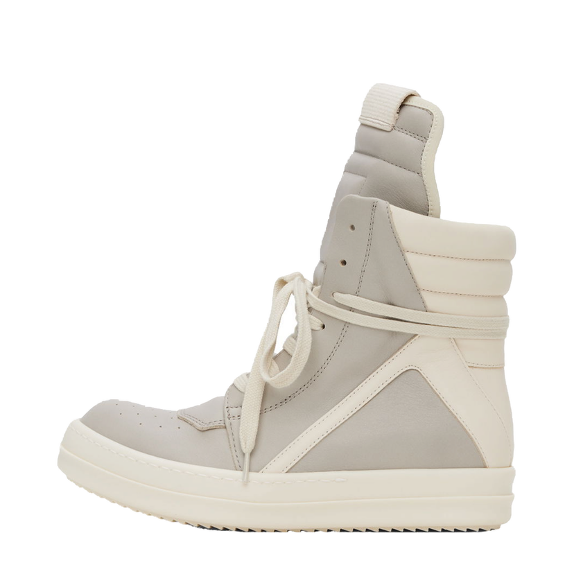 Кецове и обувки Rick Owens Geobasket "Off-White" Бежово | RP01D2894 LCO