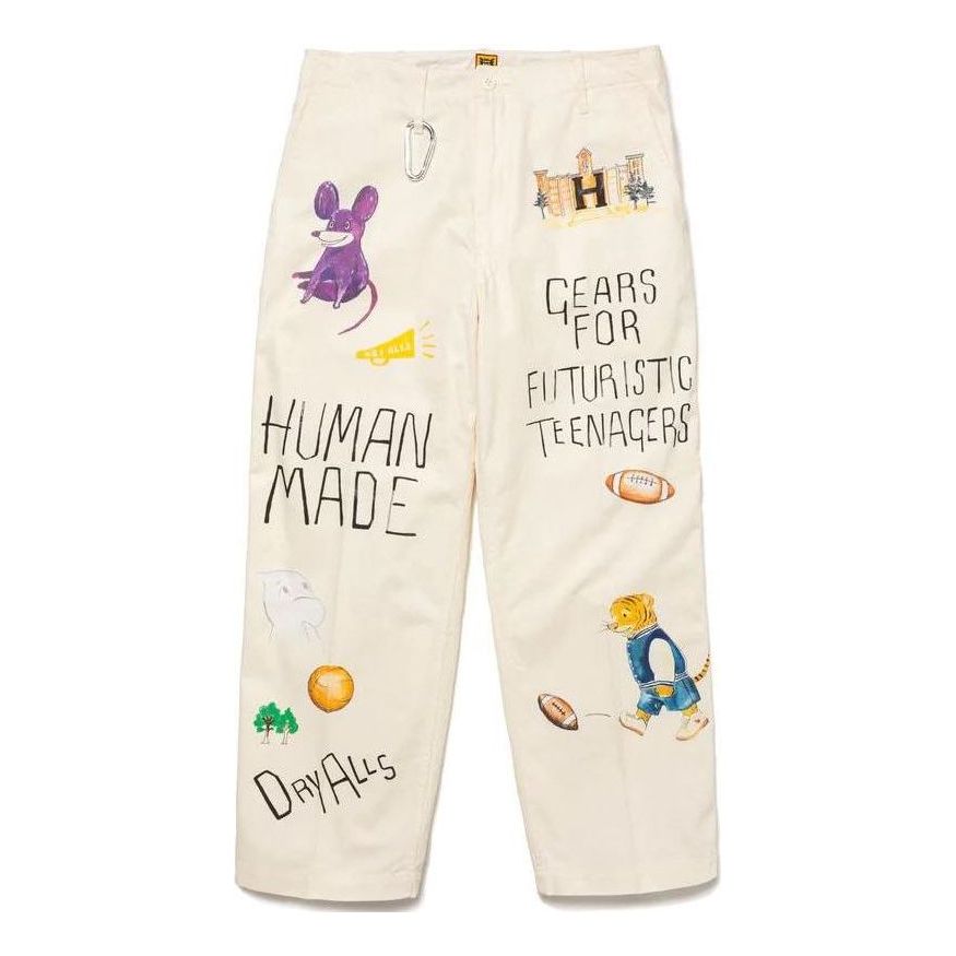 Панталони Human Made HUMAN MADE Printed Chino Pants Бяло | HM26PT005, 0