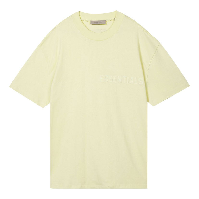 Тениска Fear of God Essentials Short Sleeve T-Shirt Жълто | FOG-FW22-373