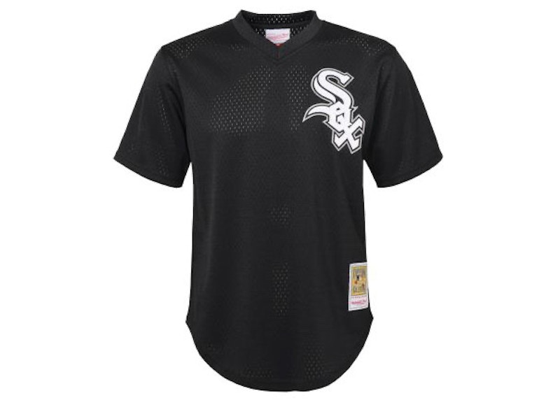 Фланелка Mitchell & Ness Chicago White Sox Bo Jackson 1993 Authentic Mesh BP Jersey Черно | 9N3B7MBP0-WSXBJ-Y93