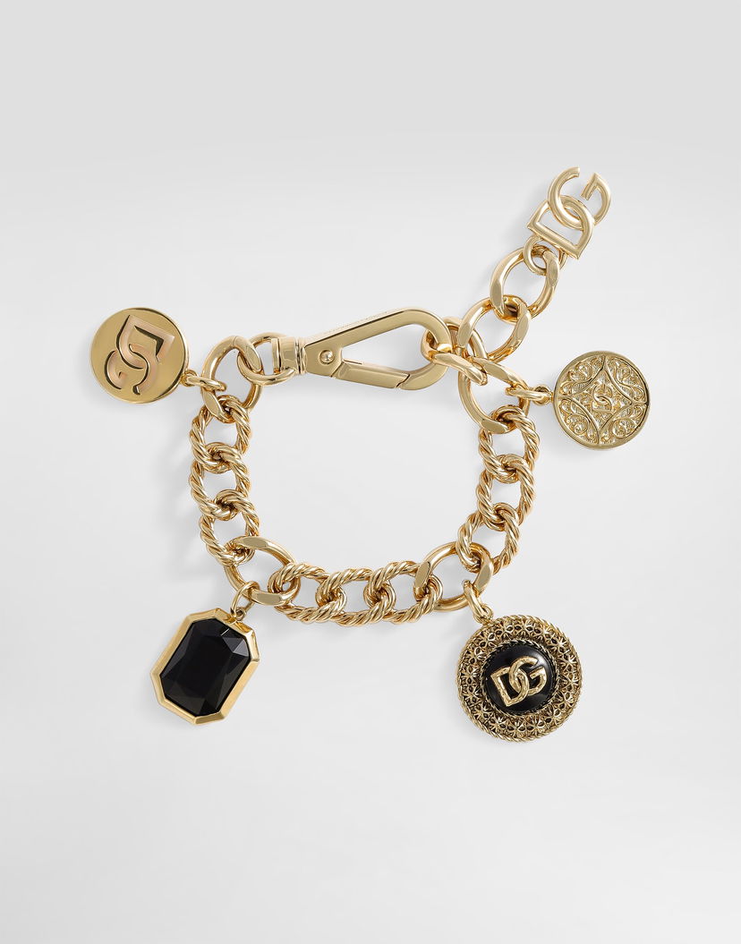Гривна Dolce & Gabbana Dolce & Gabbana Like A Virgin Gold Charm Bracelet Металик | WBR6V3W1111ZOO00