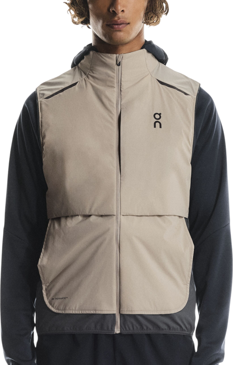 Жилетка On Running Running Weather Vest Бежово | 1mf30193557, 0
