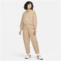 Sportswear Phoenix Fleece 3/4-Sleeve Crop Polo Sweatshirt