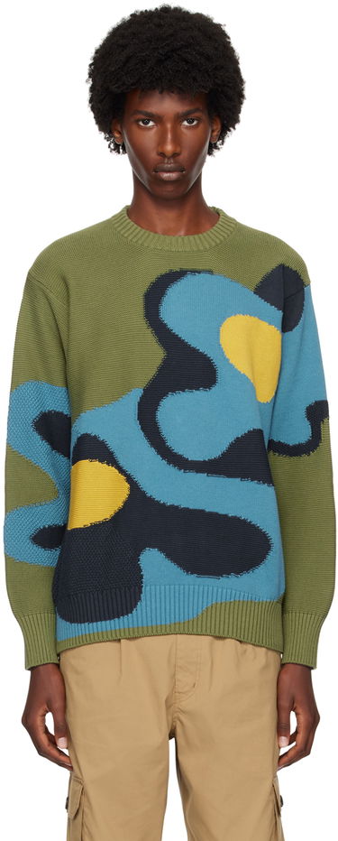 Пуловер Paul Smith PS Paul Smith Knitted Crewneck Sweater Зелено | M2R-961Y-N22152-34, 0