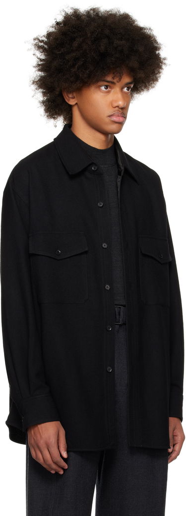 Риза LEMAIRE Lemaire Two Pockets Overshirt Черно | OV1001 LF608, 1