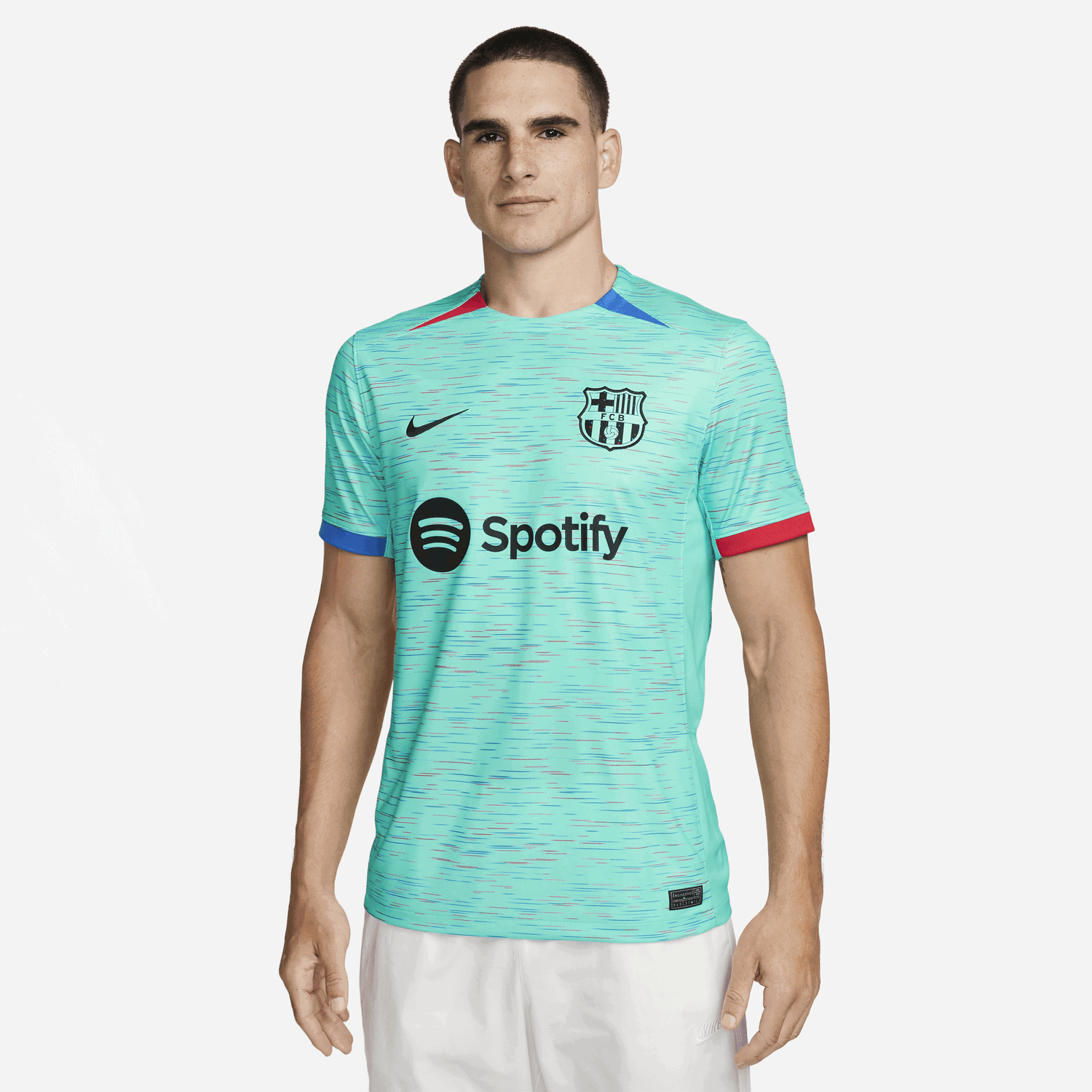 Фланелка Nike Dri-FIT FC Barcelona Stadium 2023/24 Third Jersey Тюркоазено | DX9820-487, 0