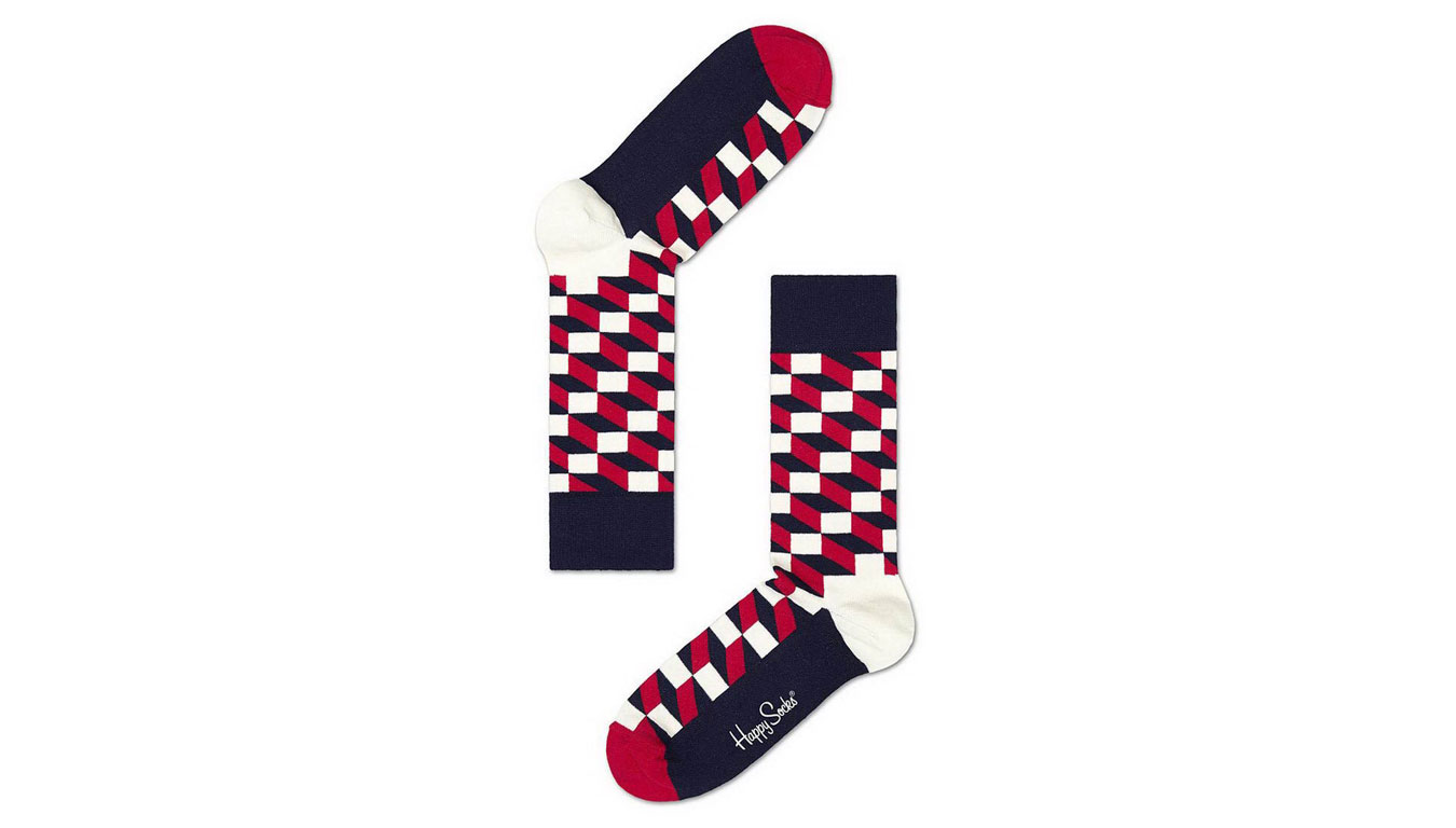 Чорапи Happy Socks Filled Optic Sock Многоцветен | FO01-068, 1