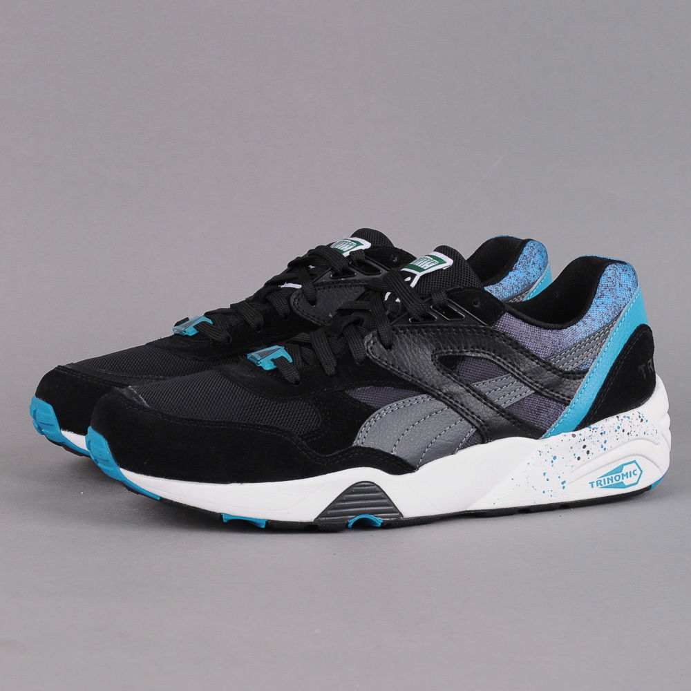Кецове и обувки Puma R698 Splatter black - capri breeze Черно | 358628 01, 0
