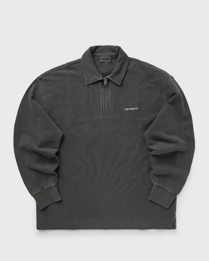 Поло тениска Carhartt WIP Long Sleeve Polo Shirt Сиво | I035188-0D2.GD