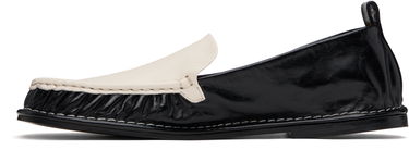 Кецове и обувки AMI AMI Paris Leather Midi Loafers Черно | USV058.AL0095, 2
