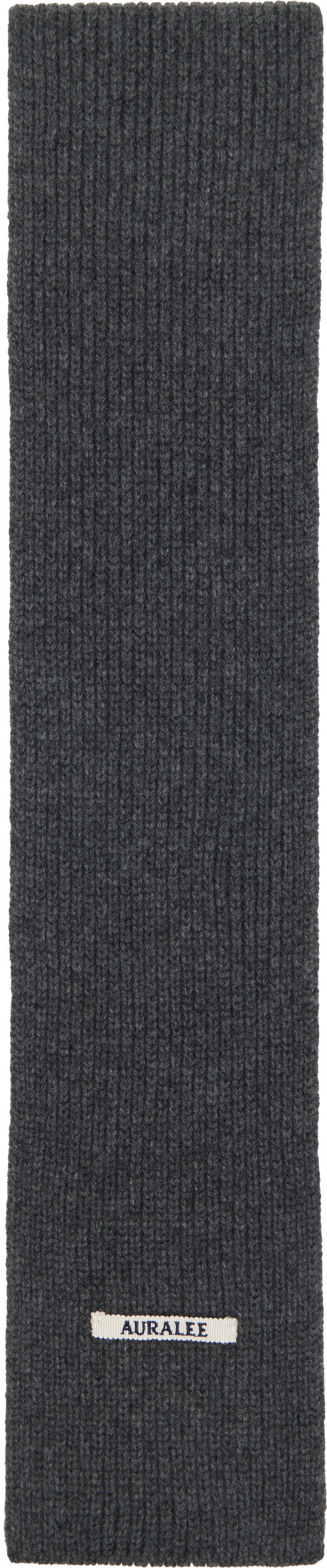 Шал AURALEE AURALEE Light Cashmere Knit Stole Сиво | A25AM07CJ, 0