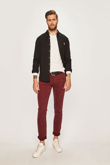 Риза Polo by Ralph Lauren Shirt Черно | 710654408008, 1