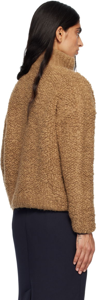 Пуловер Max Mara Oggetti Teddy Full-Zip Cardigan Кафяво | 2526346062600, 2