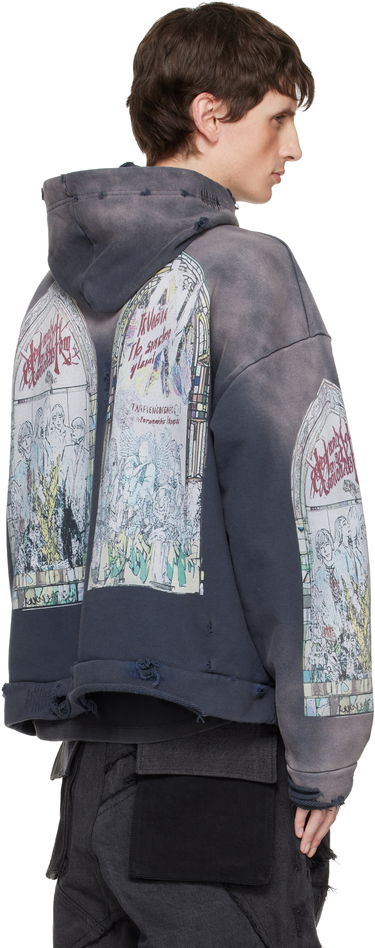 Суитчър Who Decides War Motley Stained Glass Distressed Hoodie Многоцветен | 1110490013FW25, 2