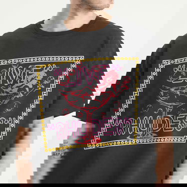 Тениска Rhude Rhude Live Graphic T-Shirt, Size Large Черно | RHPF25TT04012-0027, 5