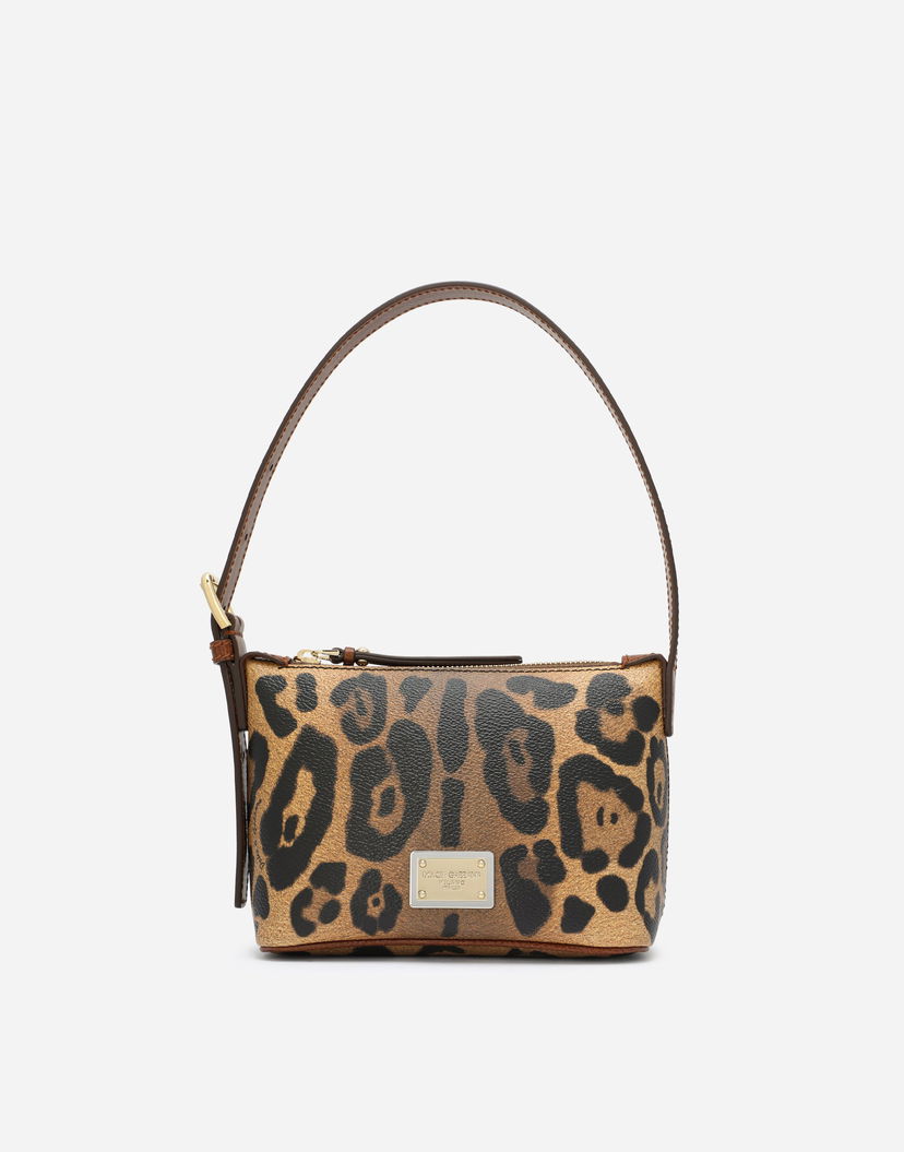 Чанта през рамо Dolce & Gabbana Shoulder Bag Leopard Print Многоцветен | BB7344AW384HYNBM