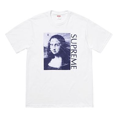 Тениска Supreme Mona Lisa Print T-Shirt Бяло | SUP-SS18-442, 0
