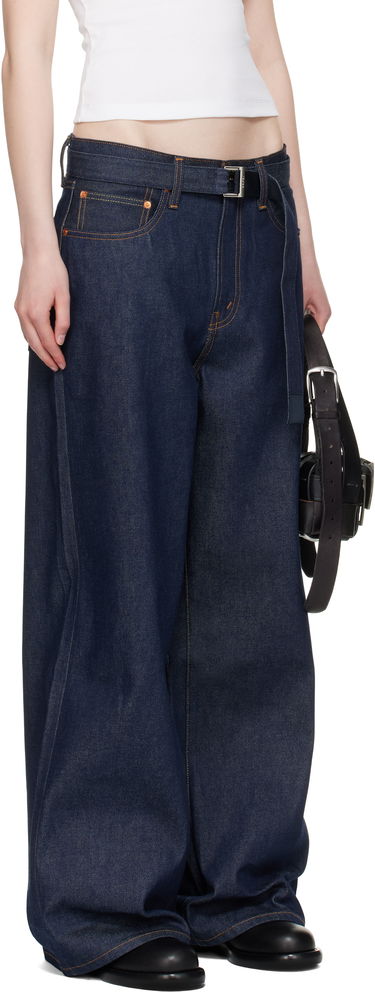 Дънки sacai Levi's Edition Wide-Leg Jeans by Sacai Синьо | 25-0962S, 4