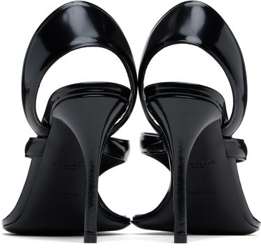 Кецове и обувки Alaïa ALAÏA Heeled Thong Sandals Черно | AA3S122CK301, 1