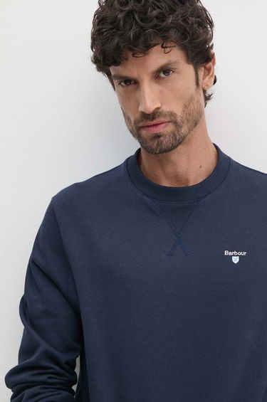 Суитчър Barbour Navy Blue Crew Neck Sweatshirt Тъмно синьо | MOL0643, 3