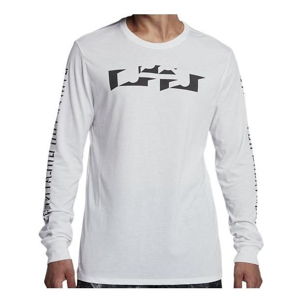 Тениска Nike Long Sleeve Graphic T-Shirt Бяло | 882185-100, 0