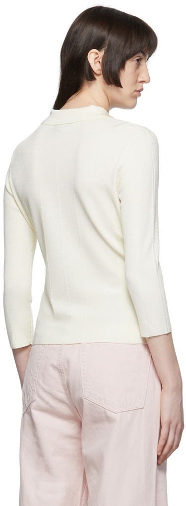 Поло тениска rag & bone Pacey Knit Polo Бяло | WAS22P049WB49, 2