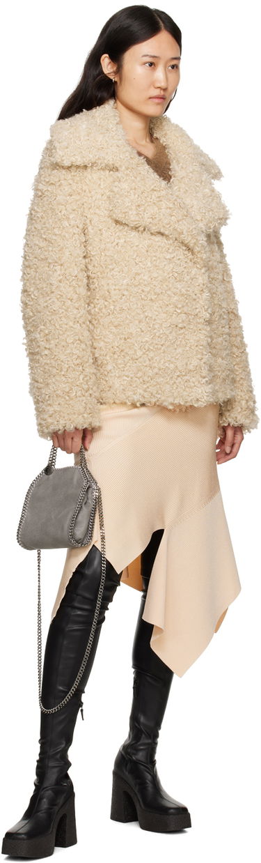 Яке Stella McCartney Teddy Faux-Shearling Jacket Бежово | 6600523CU902, 3