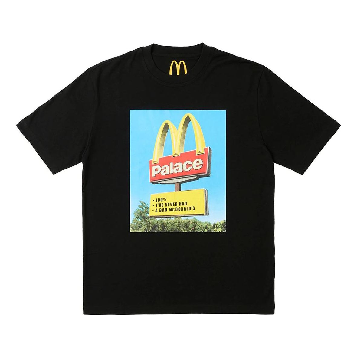 Тениска Palace Palace x McDonald's Sign Graphic T-Shirt Черно | P25TS340, 0