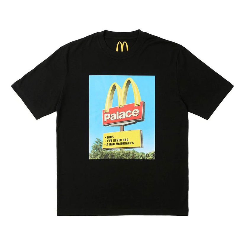 Тениска Palace Palace x McDonald's Sign Graphic T-Shirt Черно | P25TS340