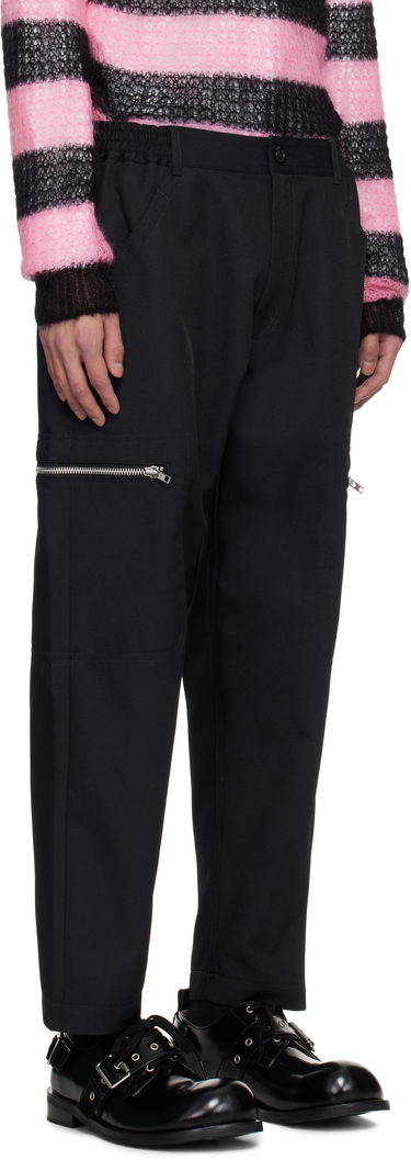 Карго панталони Comme des Garçons Homme Deux Irregular Pin Head Trousers Черно | DO-P024-051, 1