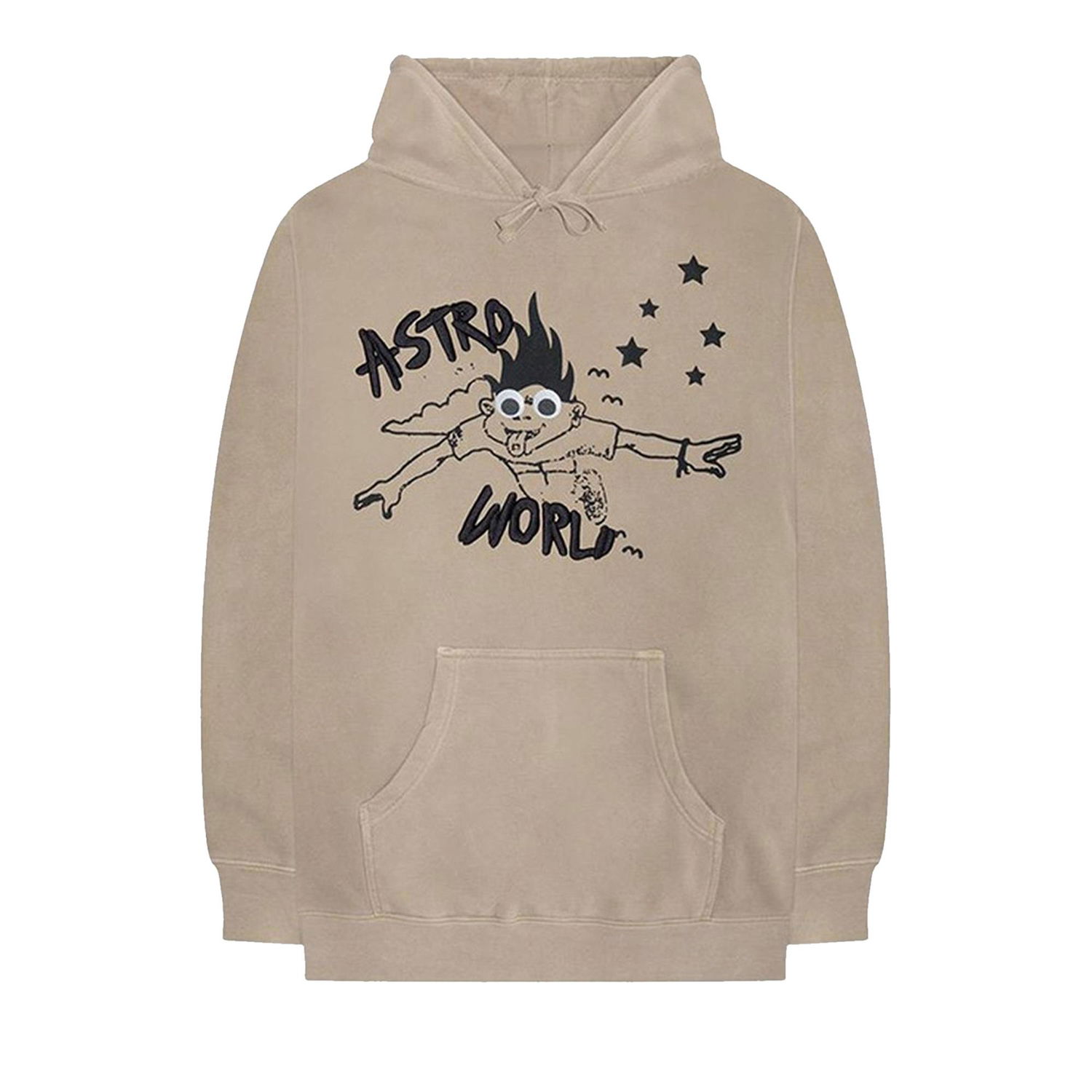 Суитчър Cactus Jack by Travis Scott Astroworld Look Mom I Can Fly Hoodie Бежово | 1945 1FW180106ALMI TAN, 1