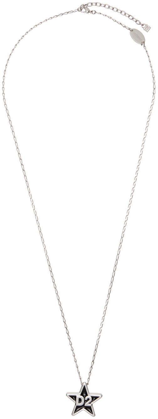 Колие DSQUARED2 Star Pendant Necklace Металик | NEM0279_89400001_M912, 0
