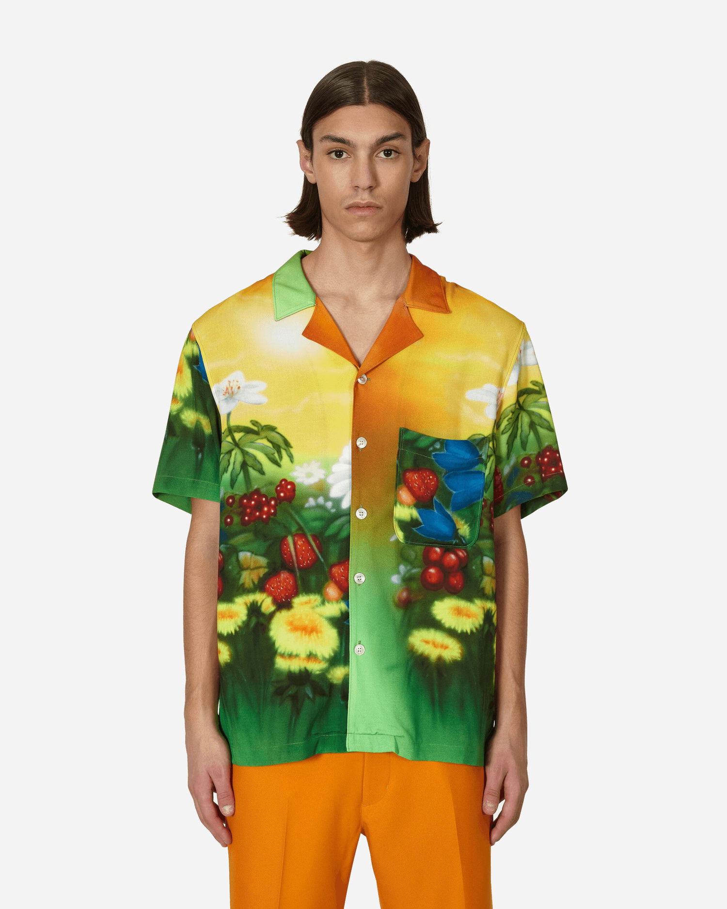 Риза Stockholm (Surfboard) Club Airbrush Flowers Shirt Многоцветен | SM4139 1, 1