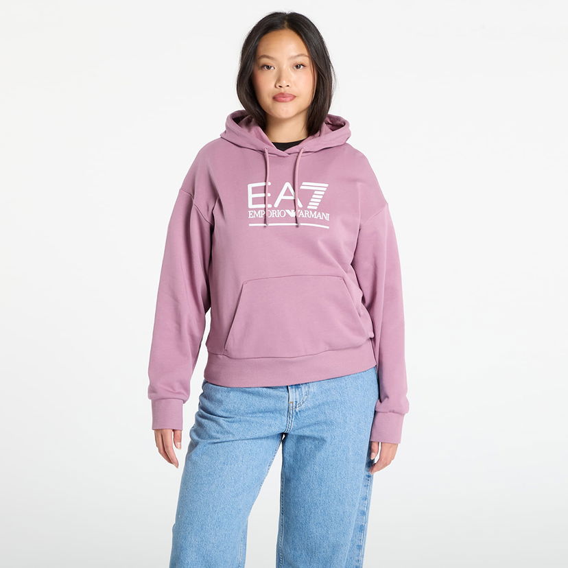 Суитчър Emporio Armani EA7 Emporio Armani Train Visibility Hoodie Розово | 7W000417AF12473UA272