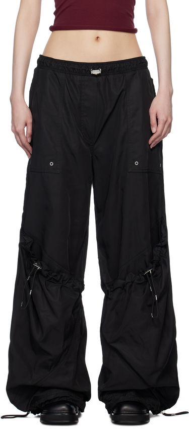 Карго панталони The Attico Attico Parachute Cargo Drawstring Trousers Черно | 250WCP00255 PLL001AA, 0