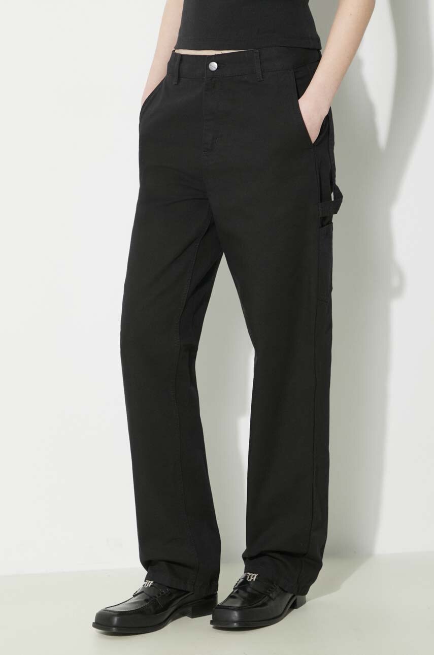 Панталони Carhartt WIP Pierce Pant Straight High Waist Pants Черно | I032966.8902, 0
