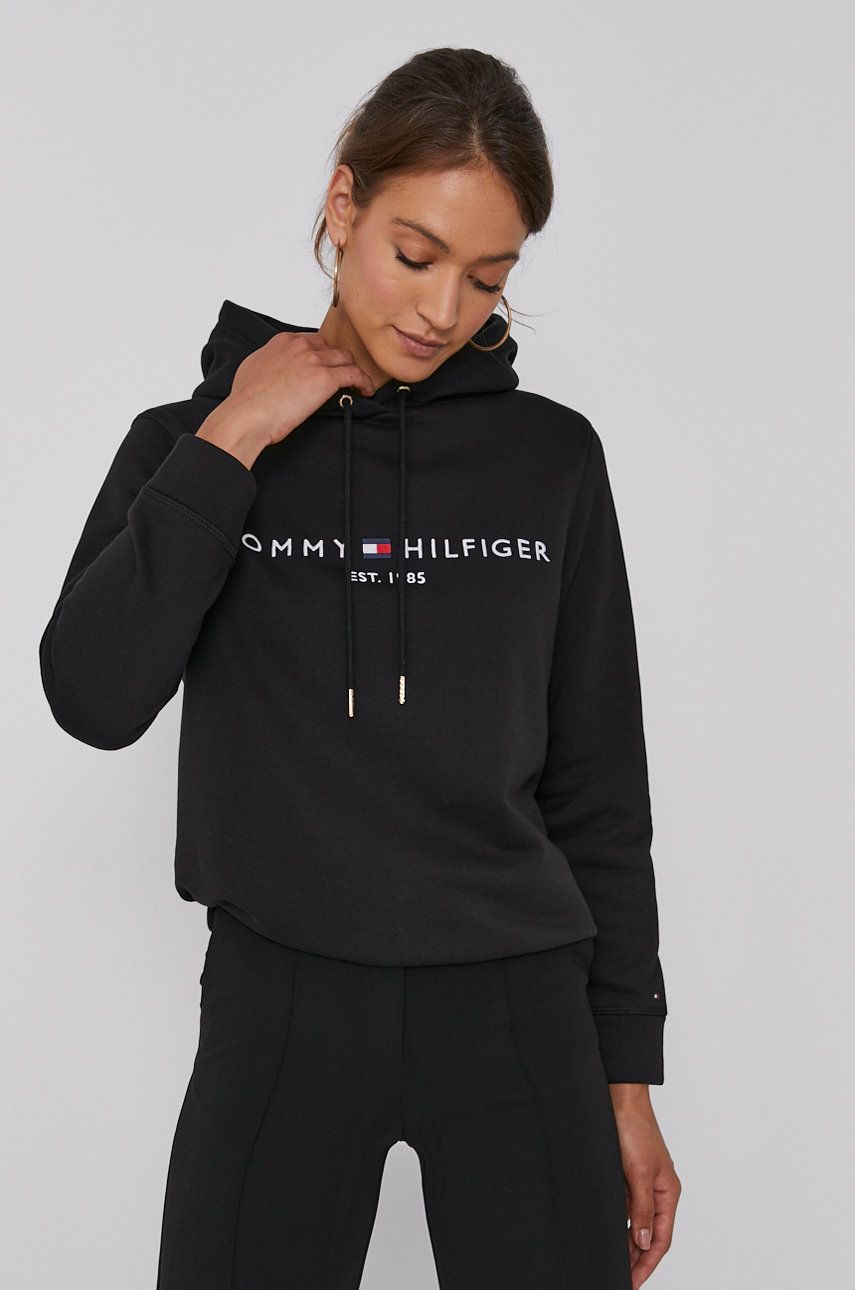 Суитчър Tommy Hilfiger Heritage Hoodie Черно | WW0WW31998.NOS, 0