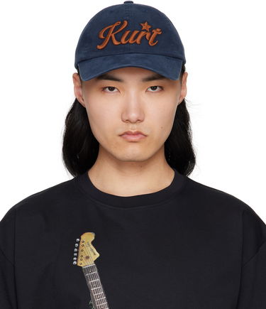 Шапка с козирка Andersson Bell Andersson Bell 'Kurt' Star Baseball Cap Тъмно синьо | aaa440u, 0
