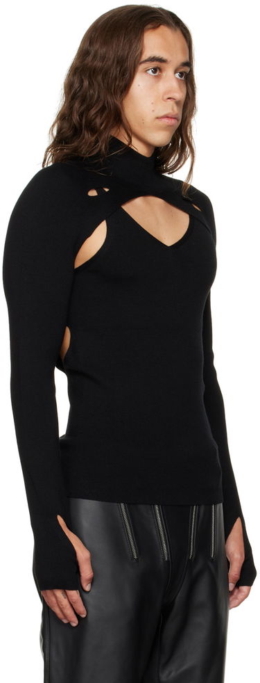 Пуловер Dion Lee Cutout Turtleneck Top Сиво | C7078P22, 4