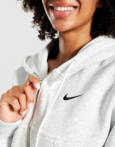 Суитчър Nike NSW Phoenix Fleece Cropped Full-Zip Hoodie Сиво | HV2426-052, 3