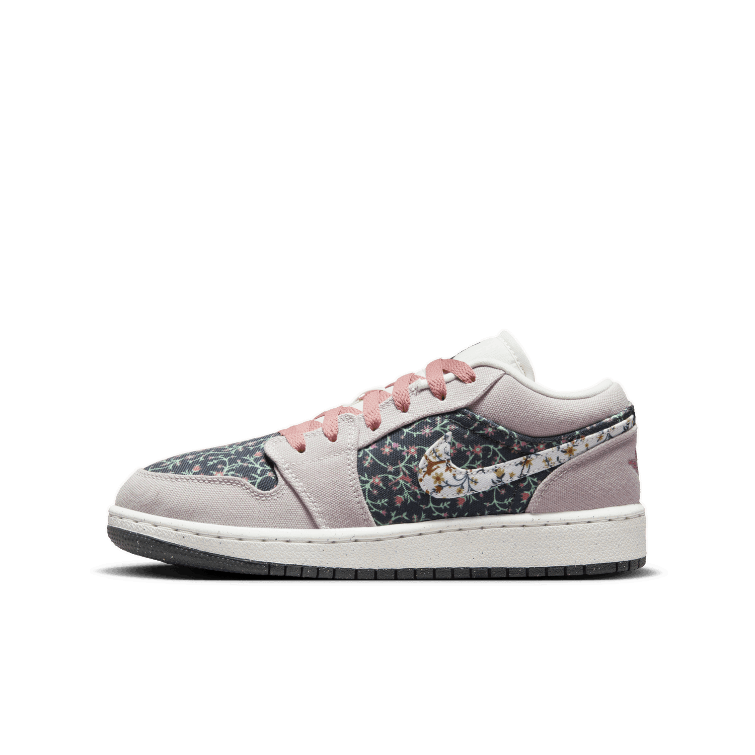 Кецове и обувки Jordan Air Jordan 1 Low SE "Canvas Floral" GS Розово | FJ3445-001, 1