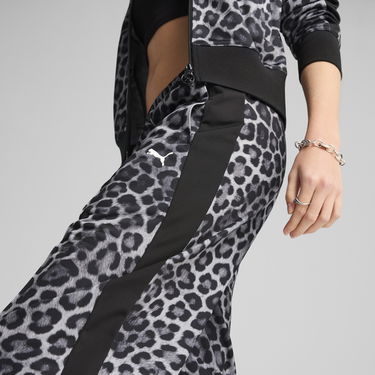 Спортни панталони Puma T7 Leo Luxe All-Over Print Straight-Leg Pants Сиво | 632343_01, 4