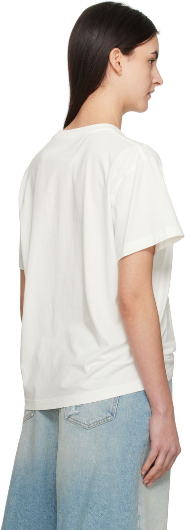 Тениска Maison Margiela MM6 Maison Margiela Varsity Print T-Shirt Бяло | SH0GC0046 S24312, 2