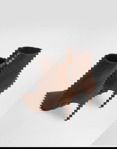 Аксесоари Dolce & Gabbana Dolce & Gabbana Devotion Suede Ankle Boots Кафяво | CT1083A127581301, 2